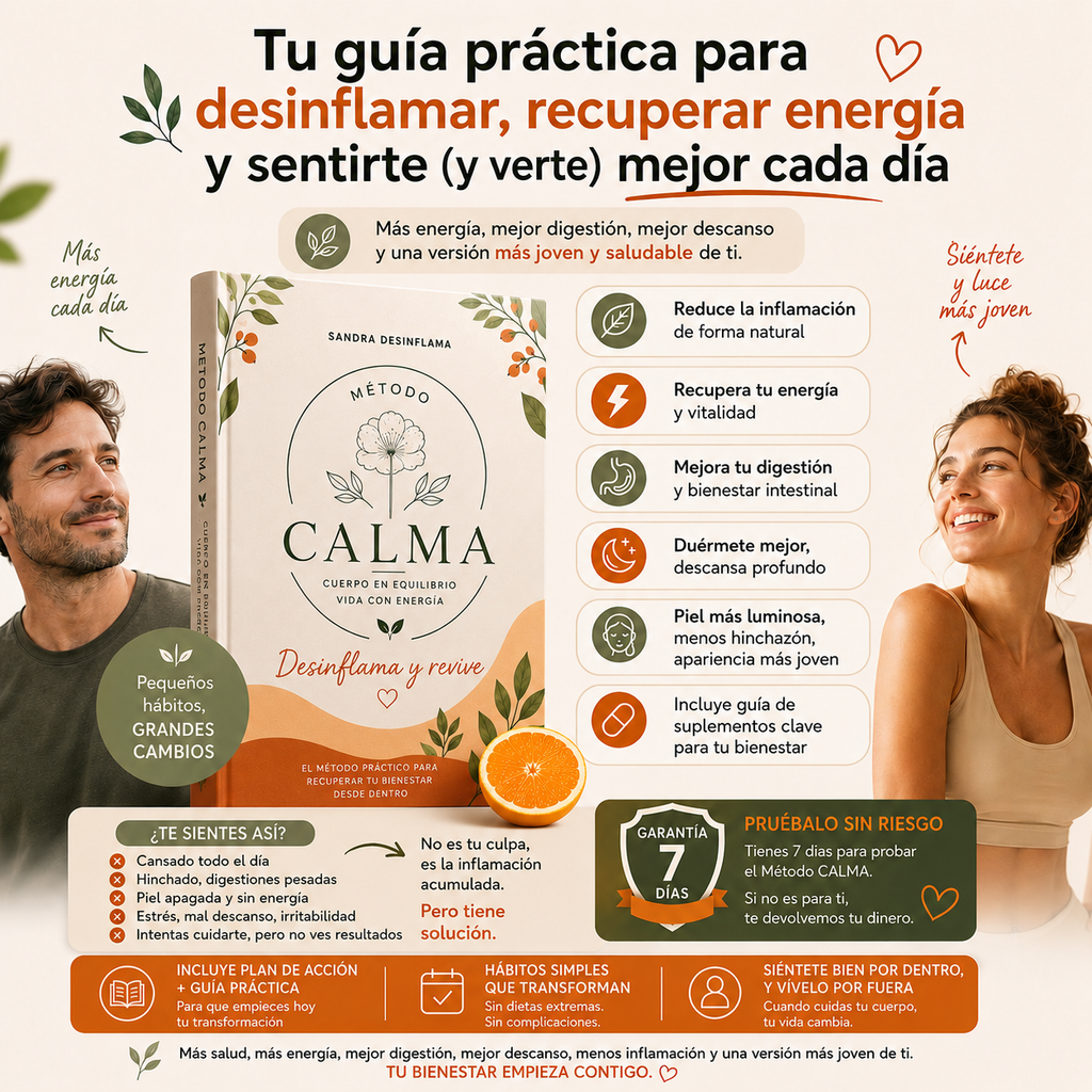 Desinflama Rejuvenece y Revive
